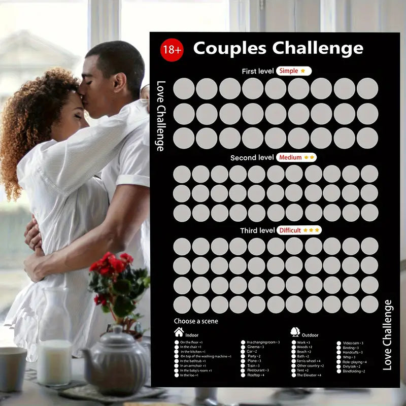 Cartes À Gratter Défi Amour Pour Couples
