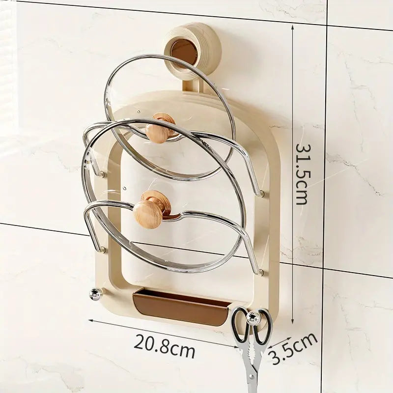 Support Pratique pour Couvercle de Casserole