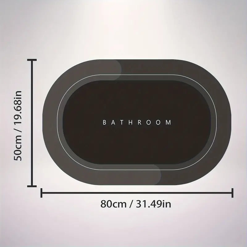 Tapis de Bain à Séchage Rapide