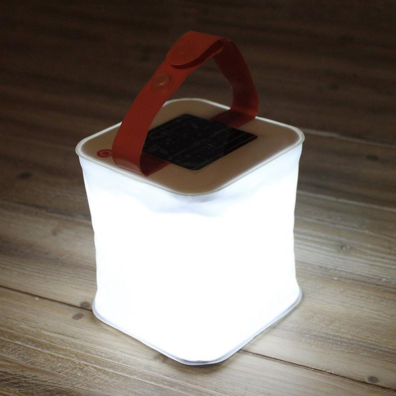 Lanterne Solaire à LED - Lampe de Camping Portable et Pliable Fonctionnant à L' Énergie Solaire pour les Activités de Plein Air