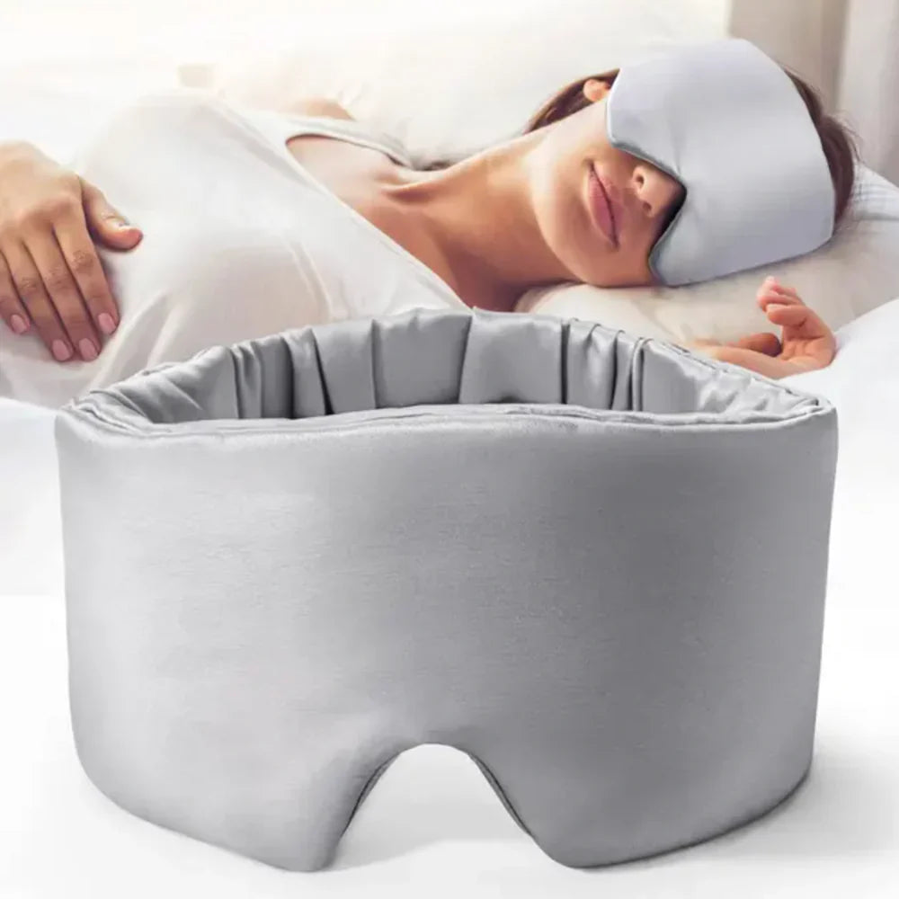 Masque de Sommeil Luxueux 100 % Soie de Mûrier | pour des Nuits Reposantes