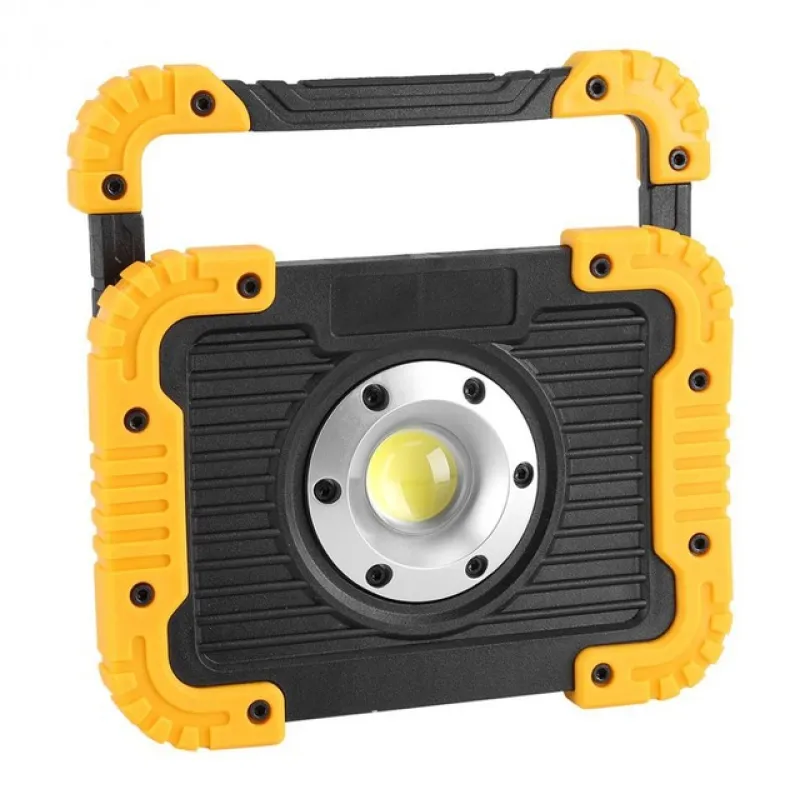 Lampes De Chantier À LED Rechargeables - Lampe De Travail Portable Avec USB Et Housse Robuste