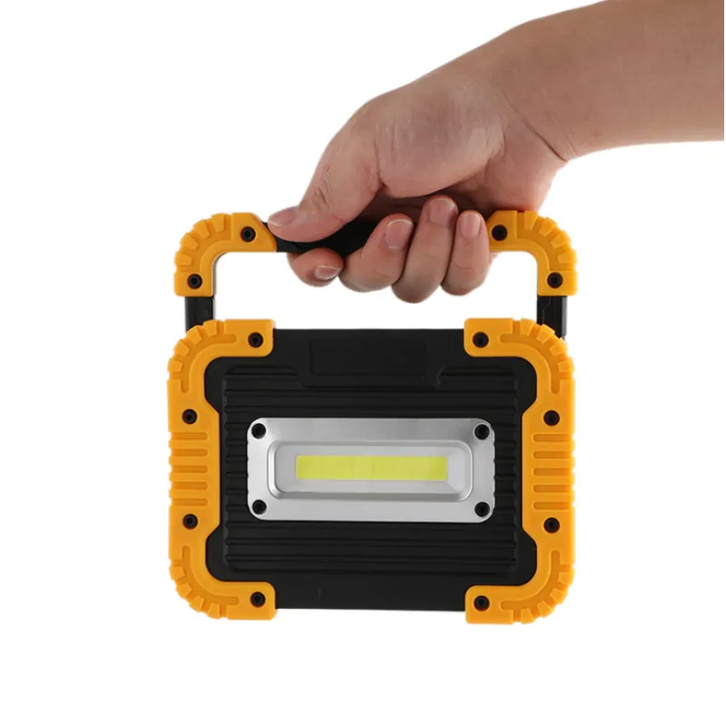 Lampes De Chantier À LED Rechargeables - Lampe De Travail Portable Avec USB Et Housse Robuste