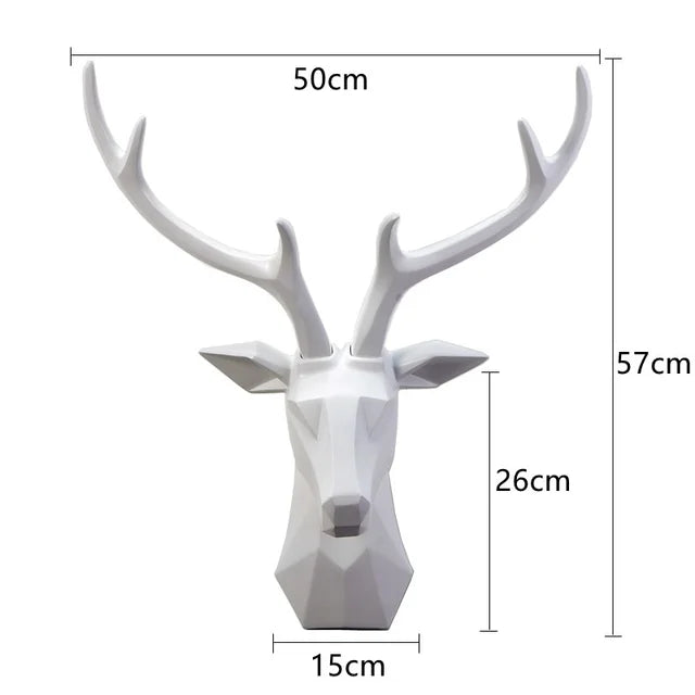 Décoration 3d Tête de Cerf pour une Atmosphère Sublime