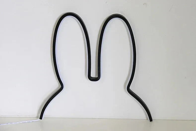 Veilleuse Lapin Rechargeable par Usb avec Fonction de Changement de Couleur