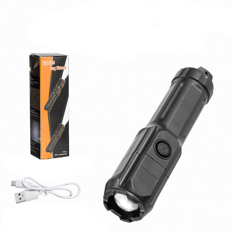 Lampe De Poche À Led Puissante Avec Zoom Lampe De Camping Usb Rechargeable