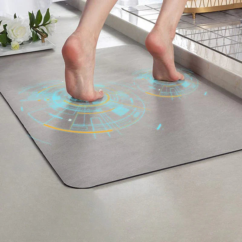 Tapis de Bain en Diatomite Antidérapant