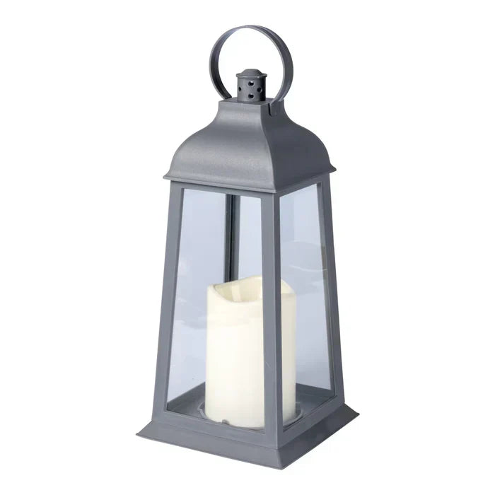Lanterne Led en Kit - 2 Pièces avec Scintillement de Bougie Réaliste pour L' Intérieur et L' Extérieur