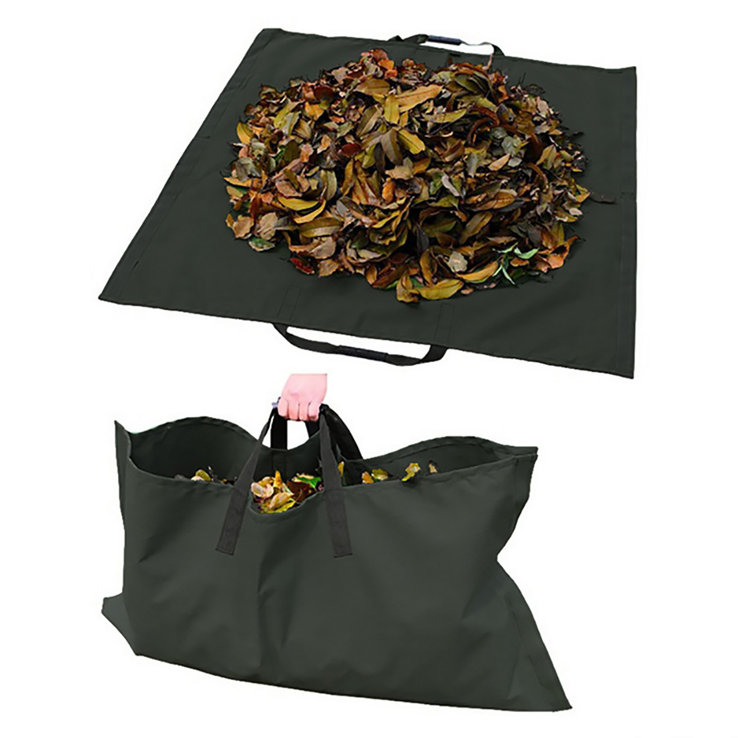 Sac à Déchets de Jardin Pliable - Sac de Collecte Robuste pour les Feuilles et les Déchets de Jardin