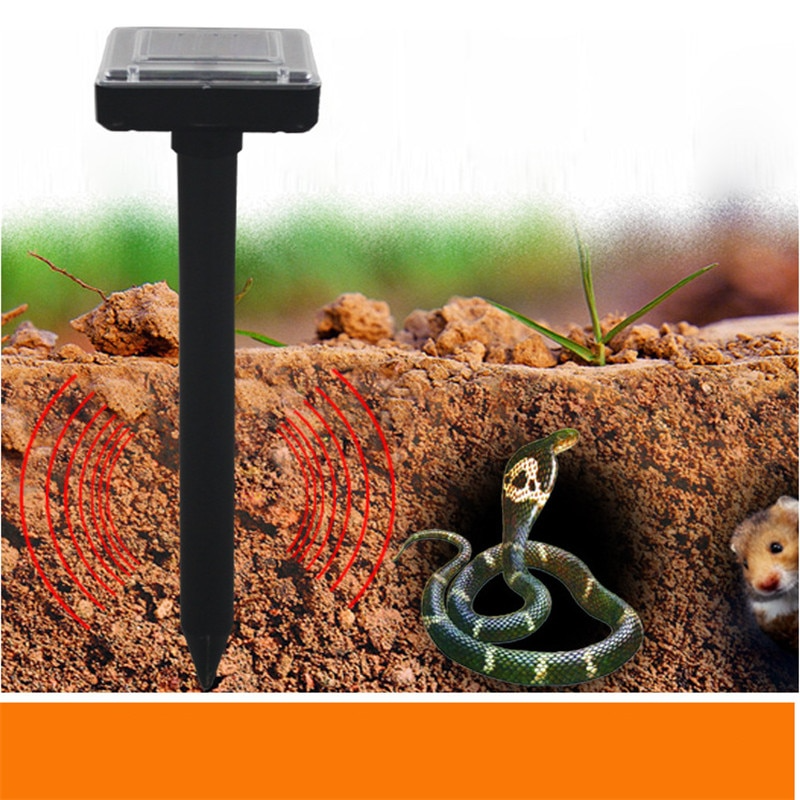 Défense Solaire contre les Serpents et les Ravageurs - Appareil à Ultrasons pour le Jardin