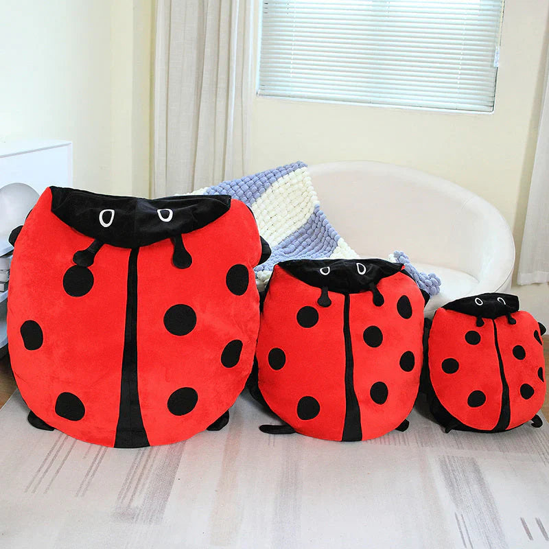 Coussin Mobile en Peluche Coccinelle