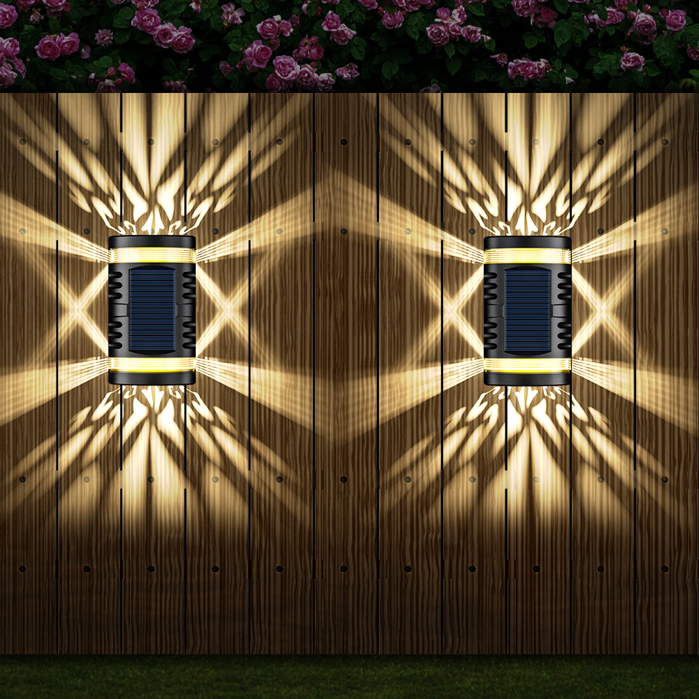 Lampe Solaire avec Contrôle Intelligent de L' Éclairage - Applique Murale D' Extérieur avec Détection Automatique de la Nuit