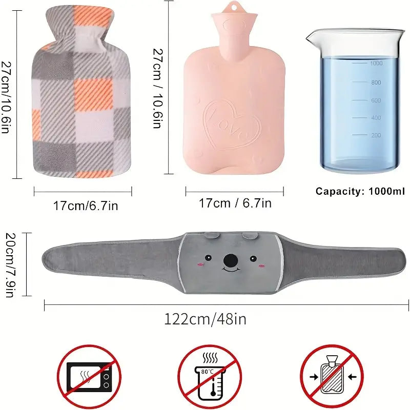 Ceinture Moelleuse pour Bouteilles D' Eau Chaude