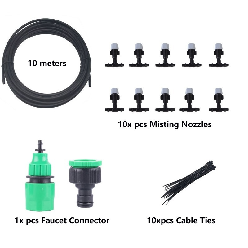 Système de Fumier Réfrigéré pour L' Extérieur - Système de Pulvérisation Efficace pour la Régulation de la Température