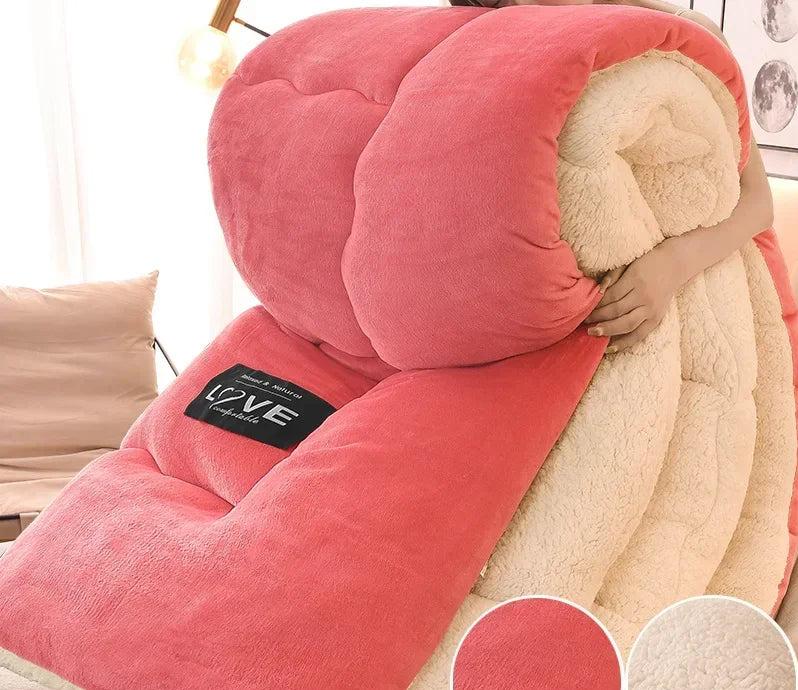 Couverture D' Hiver Premium avec Double Couche de Flanelle Polaire