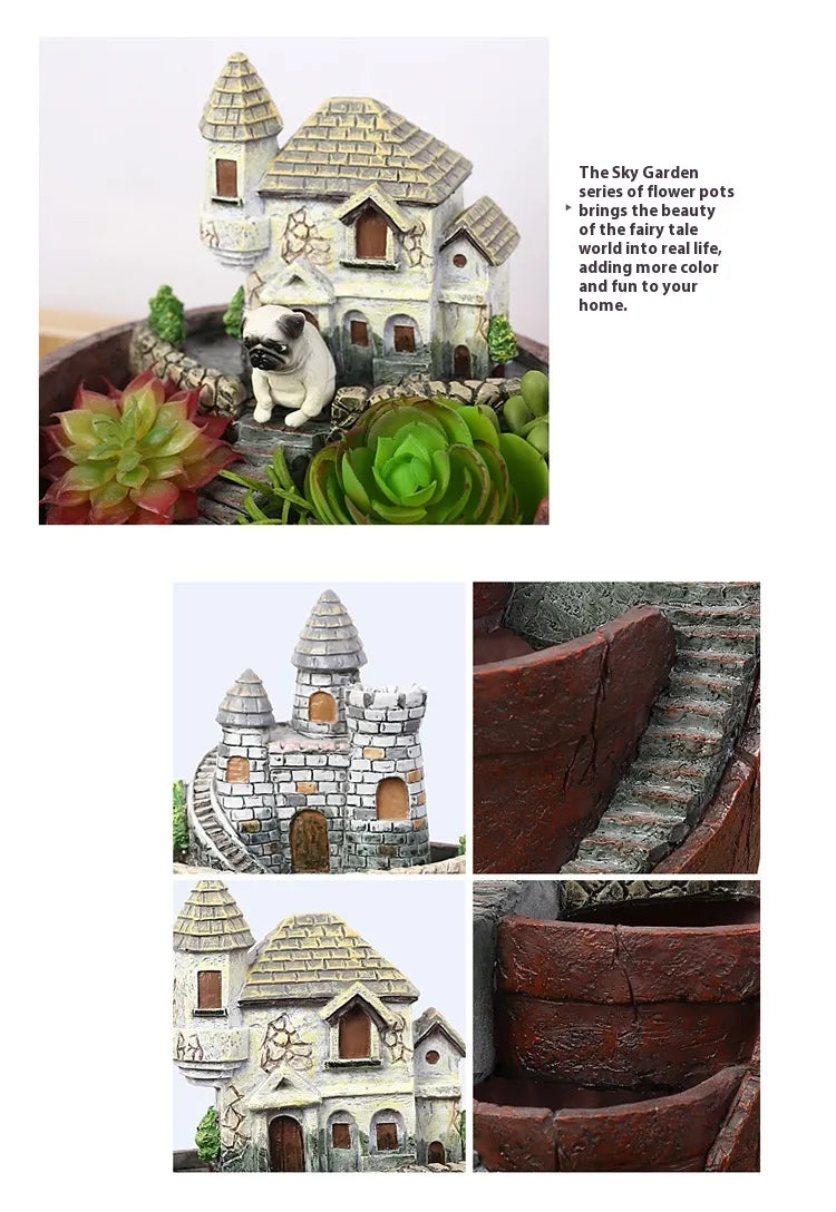 Pot De Fleurs Décoratif Succulent Pour Mini Jardin - Pot De Plantes Bonsaï Pour Micro-Paysage Et Jardin