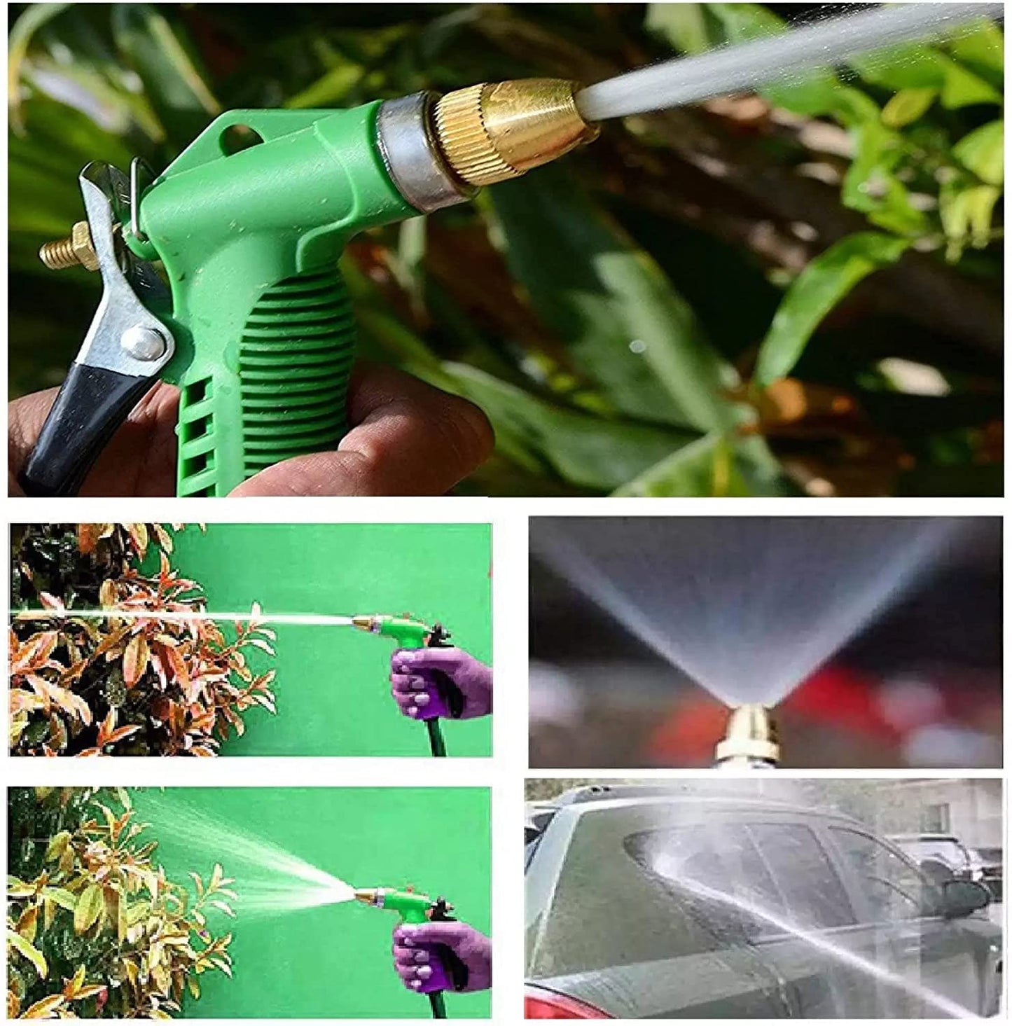 Pistolet De Jardinage Réglable À Haute Pression Avec Tête En Cuivre
