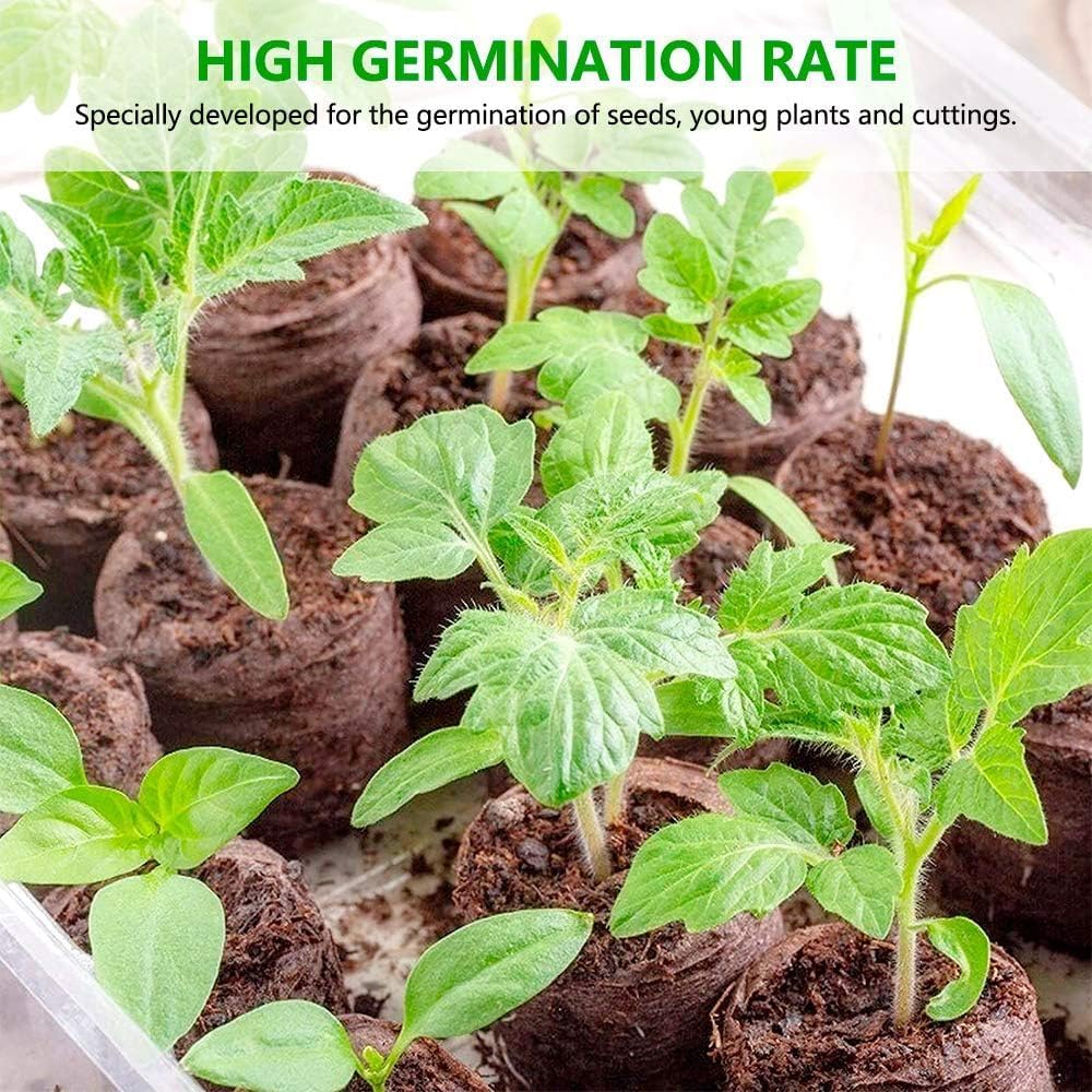 Pellets de Culture en Fibre de Coco et Tourbe - Starter pour Plantation de Graines