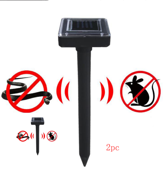 Défense Solaire contre les Serpents et les Ravageurs - Appareil à Ultrasons pour le Jardin