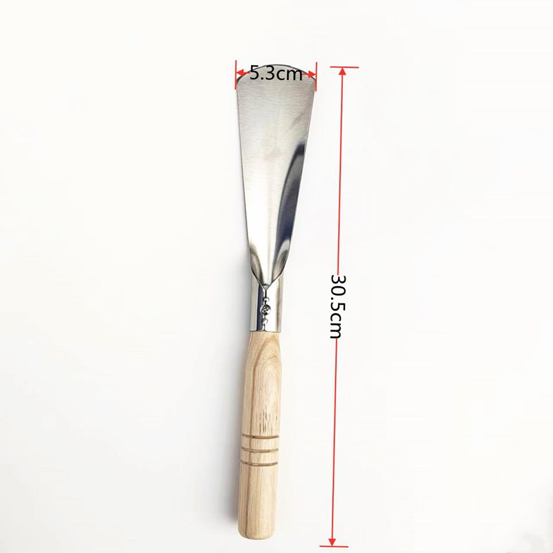Désherbeur et Outil de Creusage en Acier Inoxydable - Outils de Jardinage avec Poignées en Bois