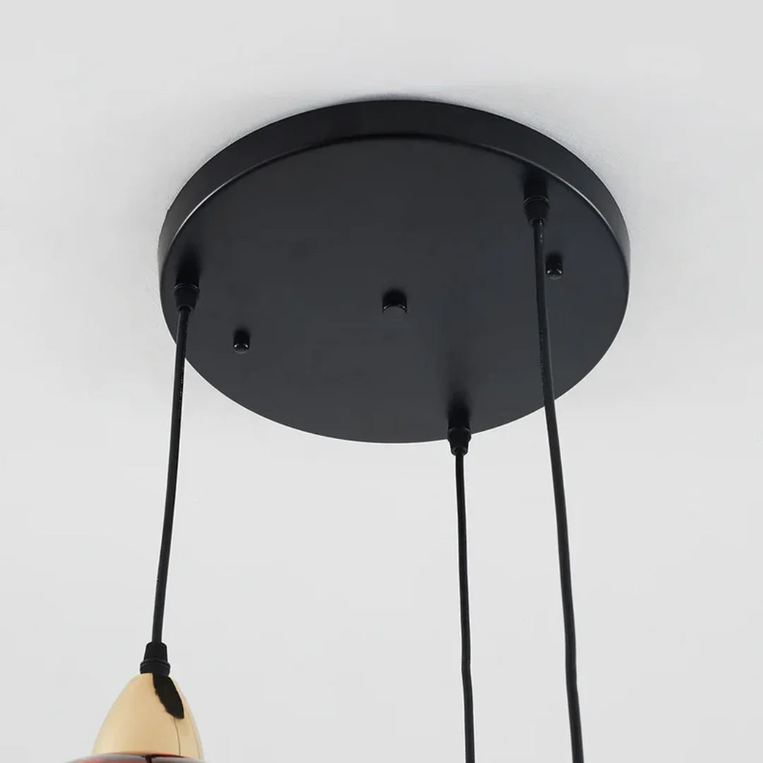Suspension Élégante à Trois Clusters