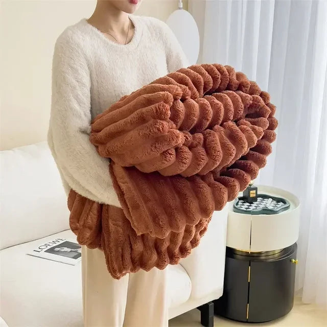 Couverture Géante en Peluche Douillette