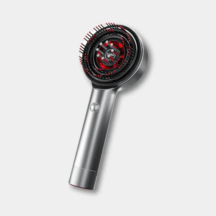 Brosse Électrique de Massage du Cuir Chevelu avec Luminothérapie Led