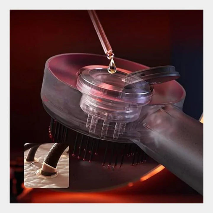 Brosse Électrique de Massage du Cuir Chevelu avec Luminothérapie Led
