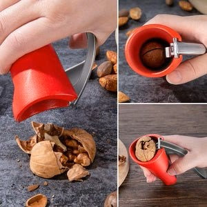Casse-noix Ergonomique avec Mécanisme à Levier - Ouvre-noix Noisettes Robuste