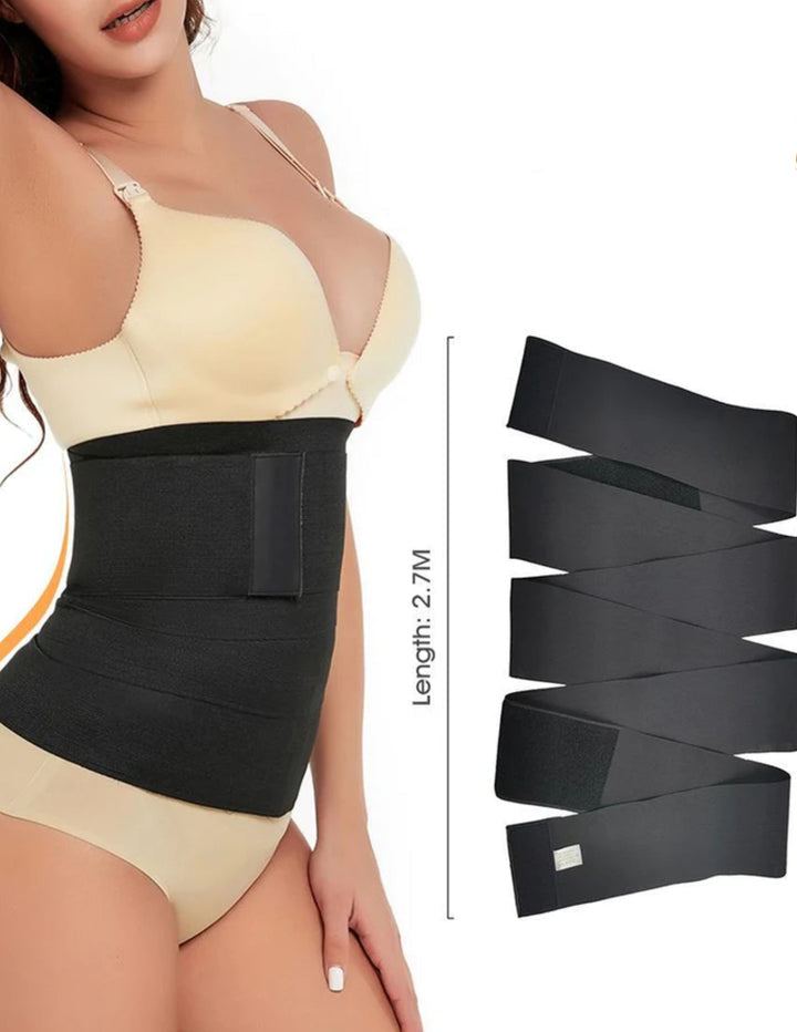 Ceinture Modelante Pour La Taille - Enveloppement Abdominal Réglable Pour Femme