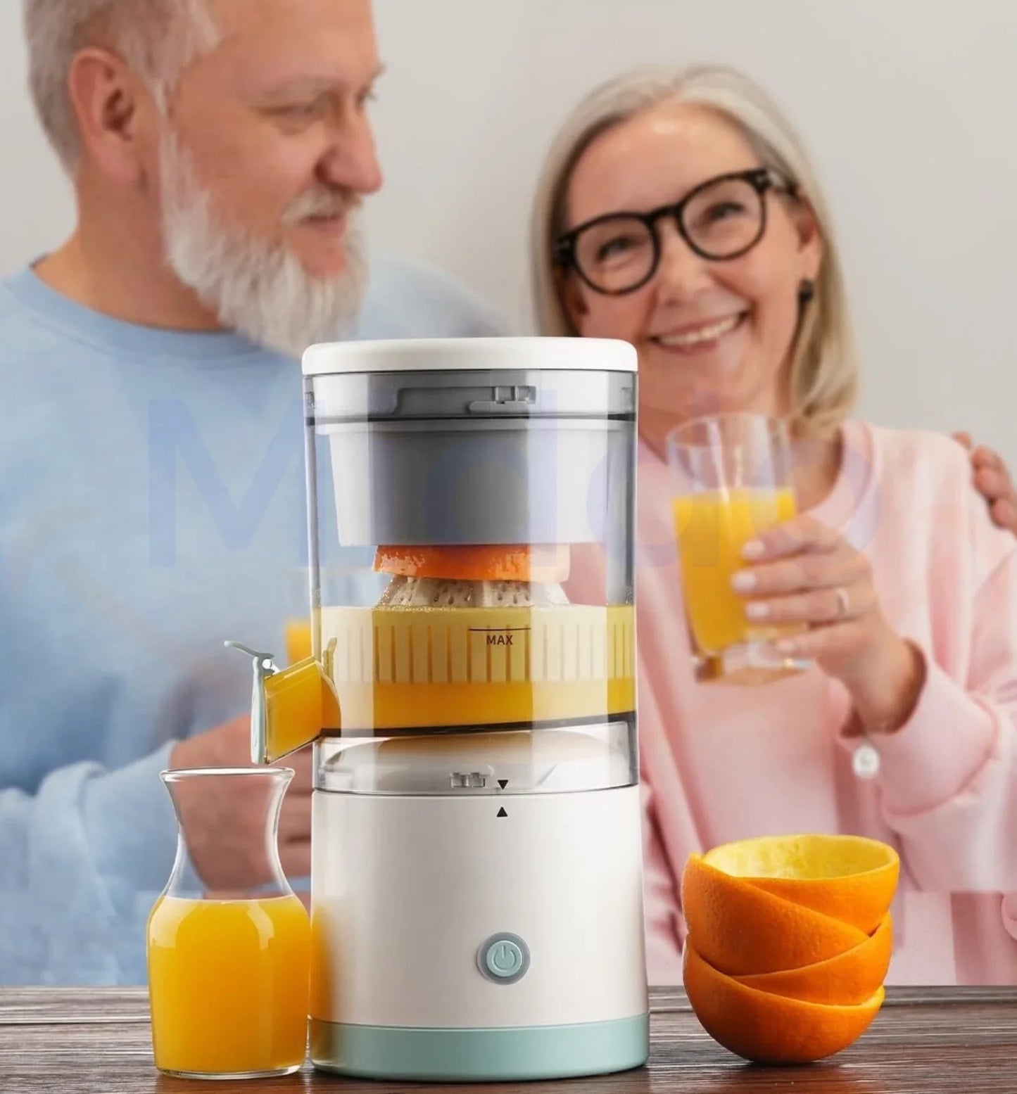 Pressoir à Agrumes Électrique avec Collecteur de Jus - pour un Jus Frais en Quelques Secondes