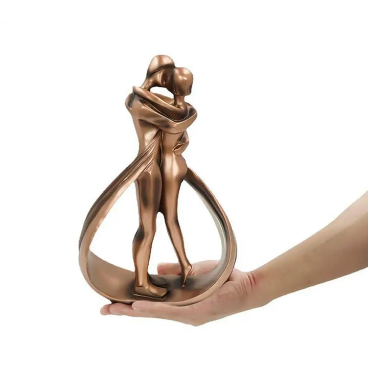 Sculpture Moderne du Couple D' Amour - Symbole de L' Union