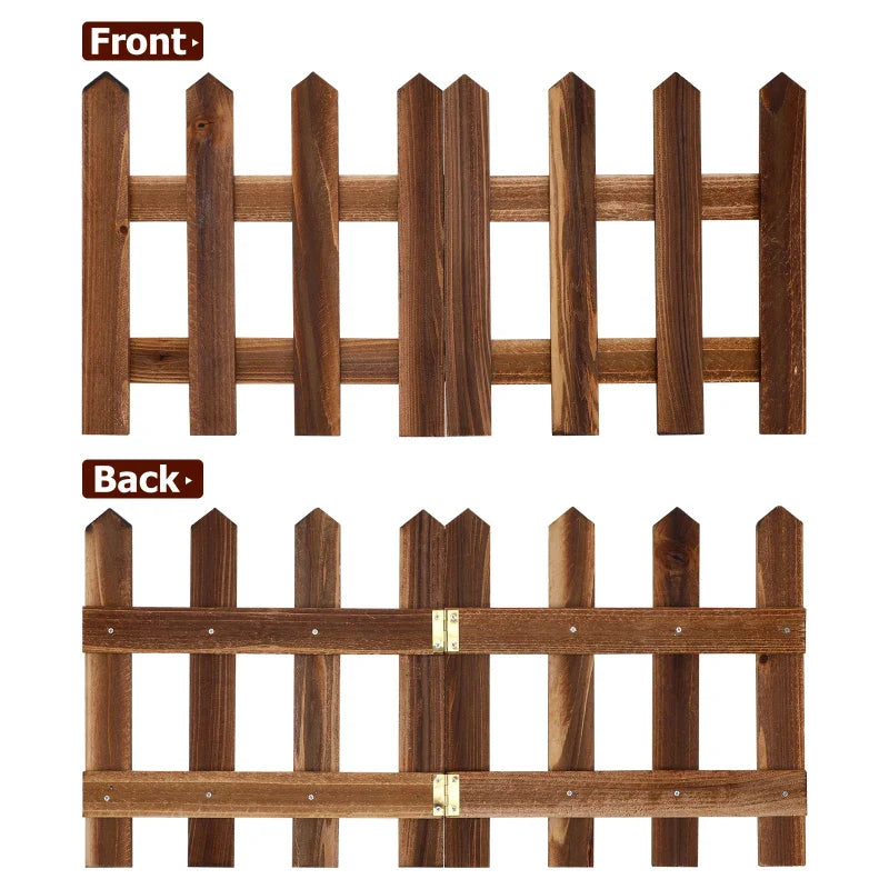 Clôture De Jardin Décorative En Bois Pour Les Parterres Et Les Espaces Extérieurs