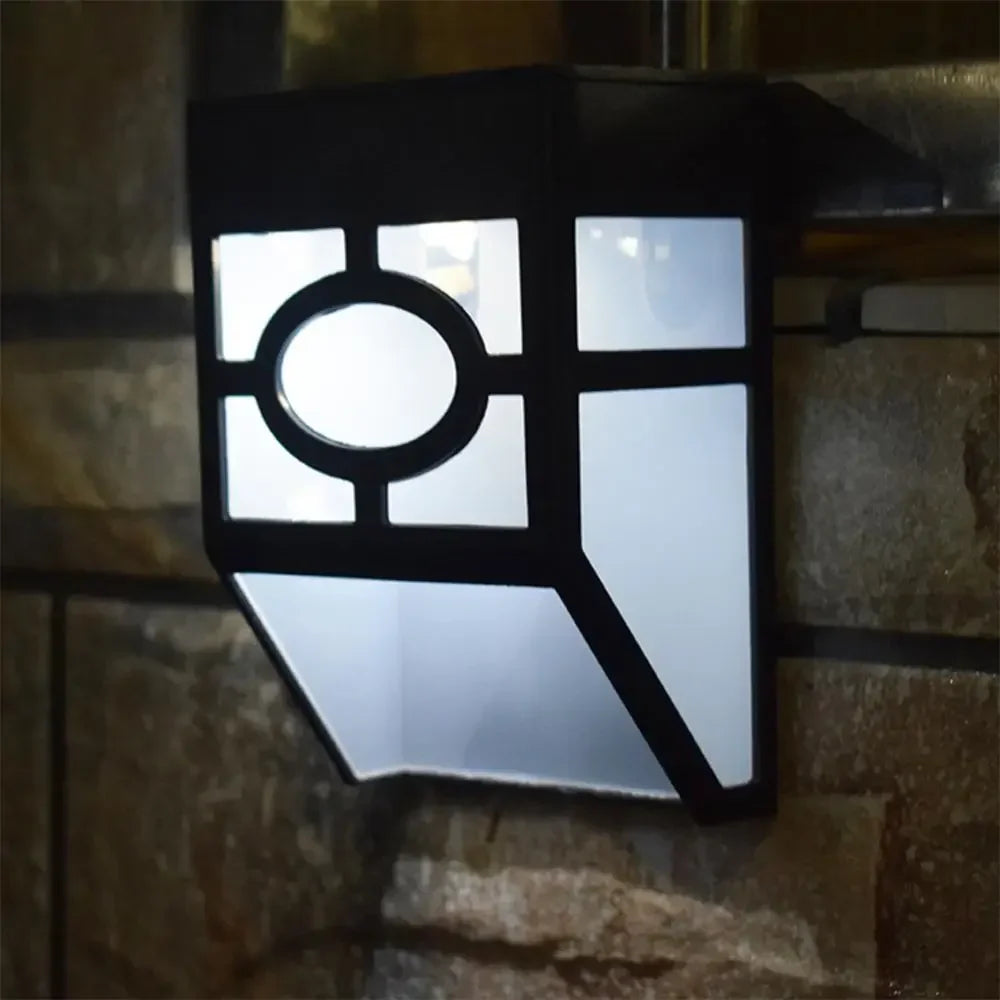 Applique Solaire Avec Led - Éclairage Extérieur Moderne Pour Jardin Et Terrasse , Lampes Murales