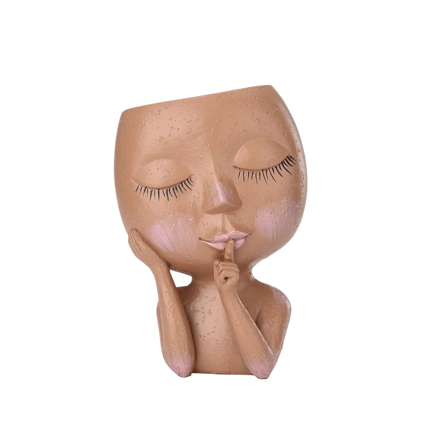 Pot De Fleurs Déco - Pot De Plantes Créatif Avec Visage Pour Plantes D' Intérieur & Succulentes