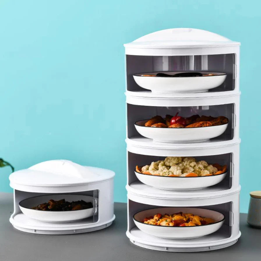 Boîte de Conservation Multifonctionnelle Empilable pour la Nourriture - Système de Stockage des Aliments Peu Encombrant et Pratique