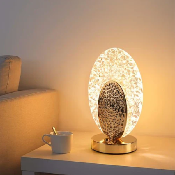 Elégante Lampe de Table au Design de Paon