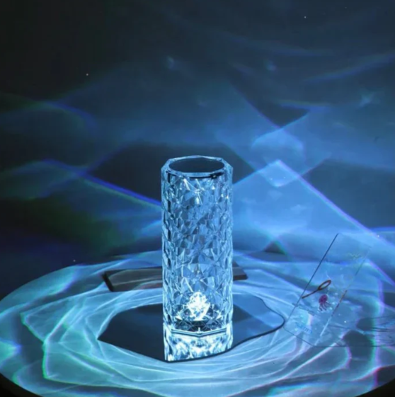Lampe Led au Design de Cristal