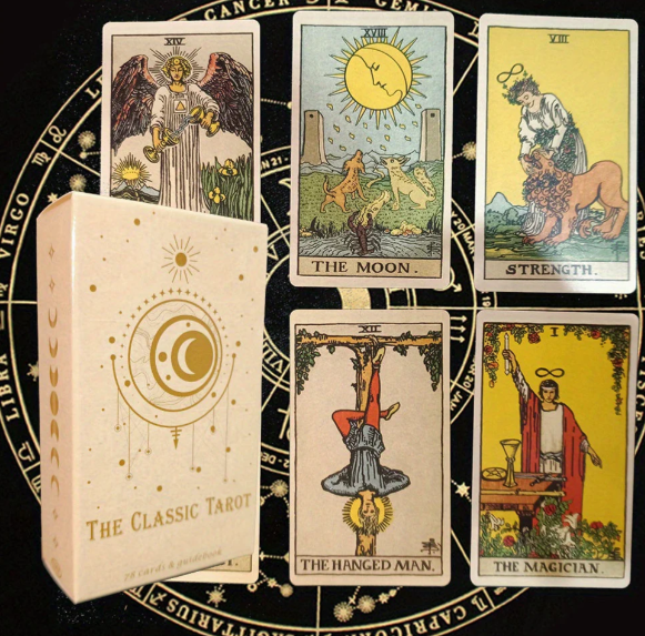 Jeu de Tarot Traditionnel de 78 Cartes