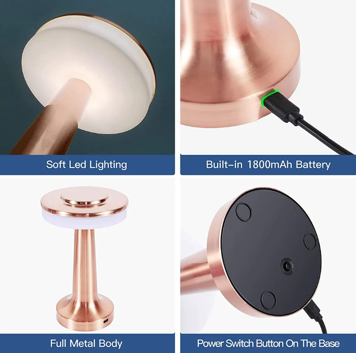 Lampe de Table Led Sans Fil Intemporelle