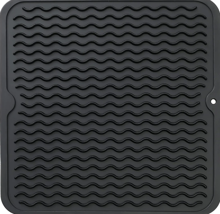 Tapis D' Égouttage en Silicone Durable - Universel et Résistant à la Chaleur