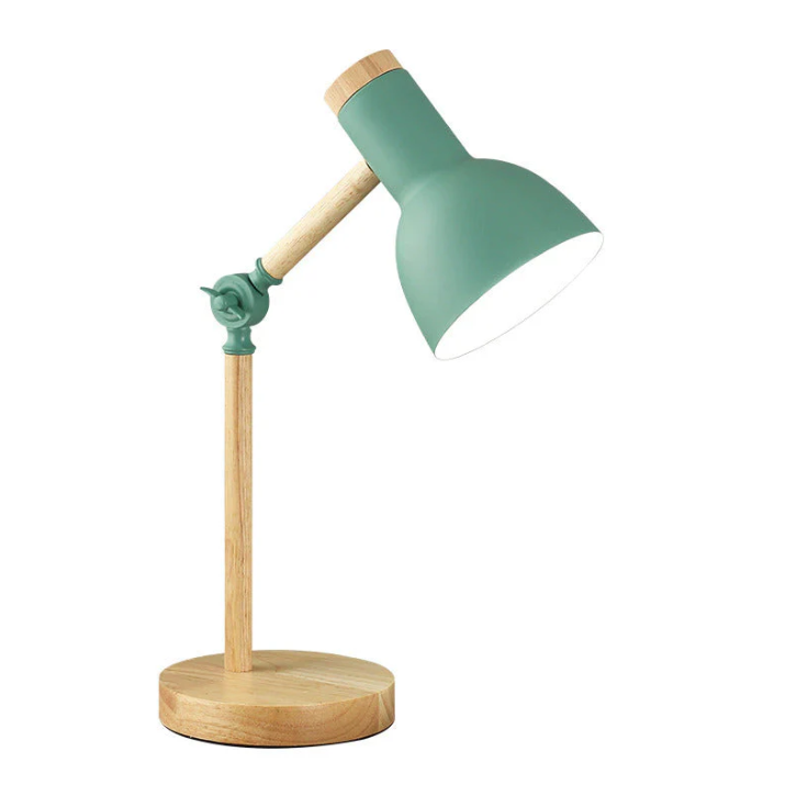 Lampe de Table Scandinave en Bois