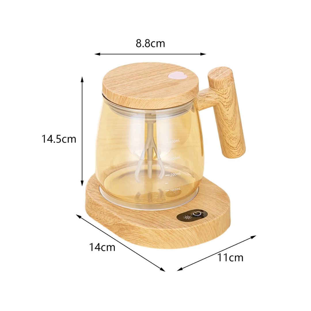 2in1 Tasse de Mixage en Bois