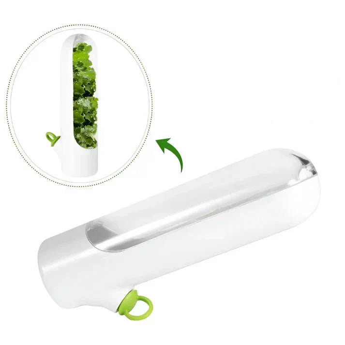 Récipient À Herbes Étanche À L' Air Pour Une Fraîcheur Prolongée & Un Rangement Peu Encombrant