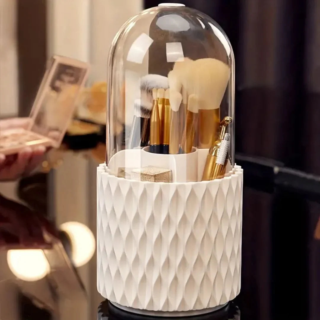 Porte-pinceaux de Luxe pour le Maquillage avec Capot de Protection
