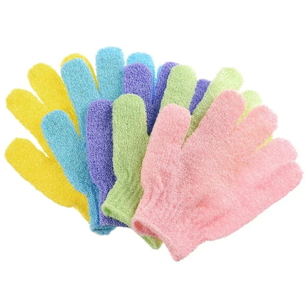 Gants de Bain Exfoliants - Lot de 2