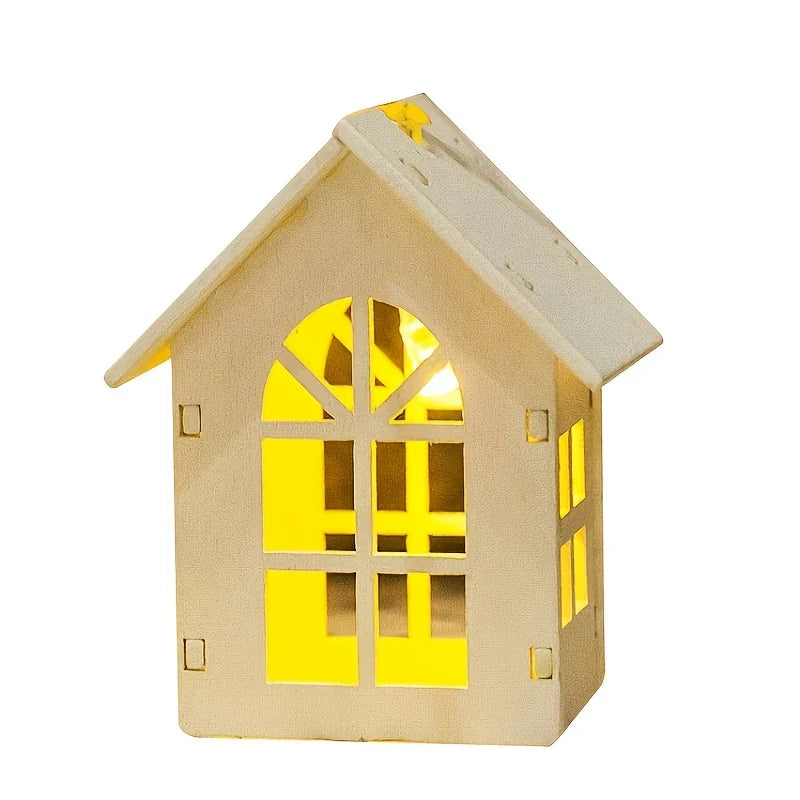 Chaînes Lumineuses LED Avec Mini-maisons - Lumières De Noël Décoratives Pour L' Intérieur