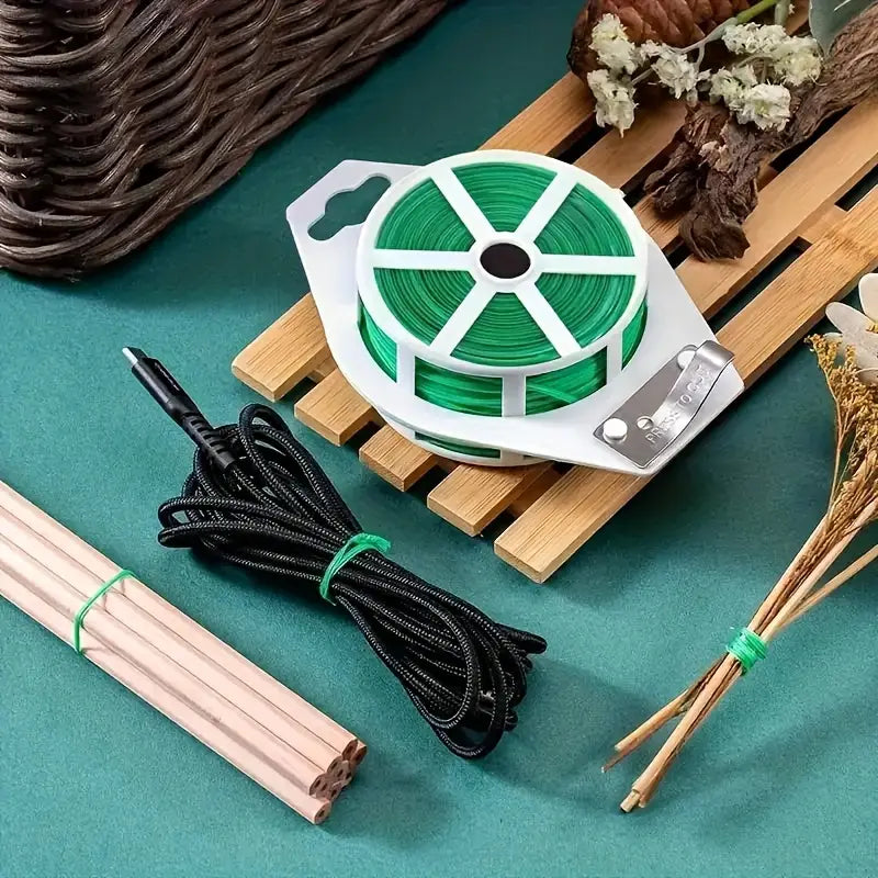 Jardin Fil De Fer Twist - Band - Rouleau De 50 M Pour Les Plantes Et Le Jardinage