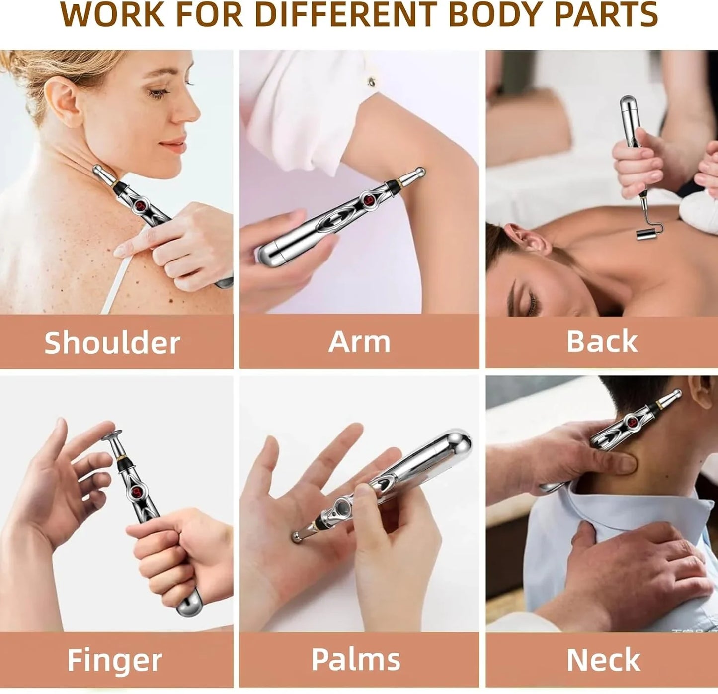 Pen D' Acupuncture Électronique | Appareil de Massage des Méridiens pour le Soulagement de la Douleur