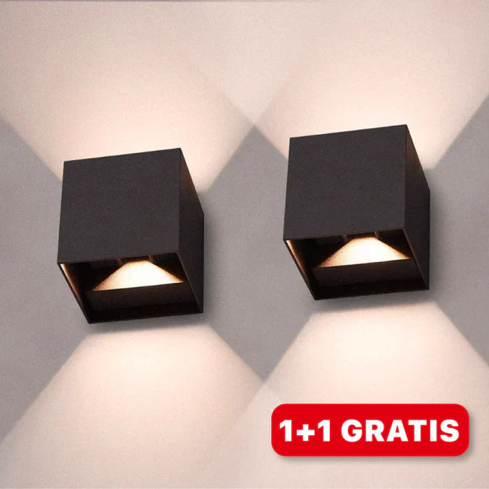 Applique Murale Led Moderne au Design Cubique